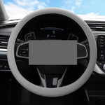 Universal Silicone Steering Wheel Cover Anti-slip 32-47cm Diameter Steering Wheel Sleeve Protector