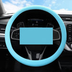 Universal Silicone Steering Wheel Cover Anti-slip 32-47cm Diameter Steering Wheel Sleeve Protector