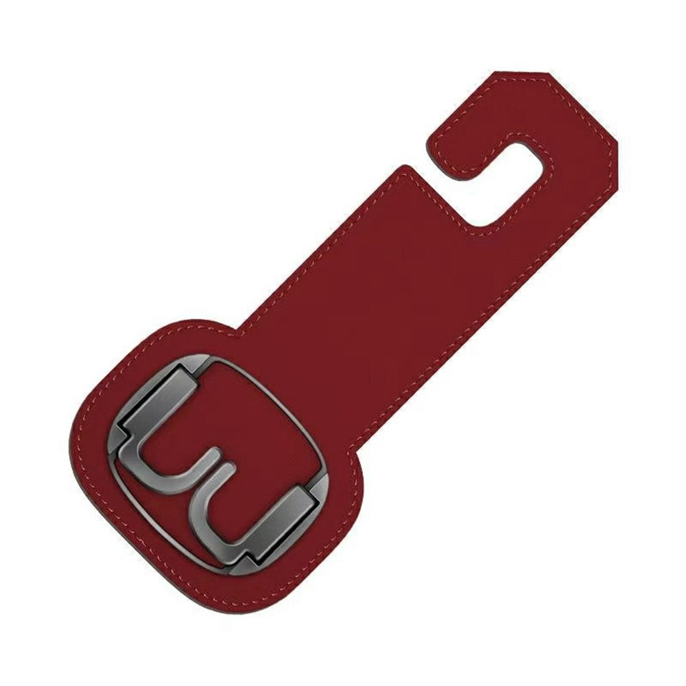 Car Headrest Hook Foldable Metal Seat Back Hanger Multi-function Hidden Hook for Handbag Grocery