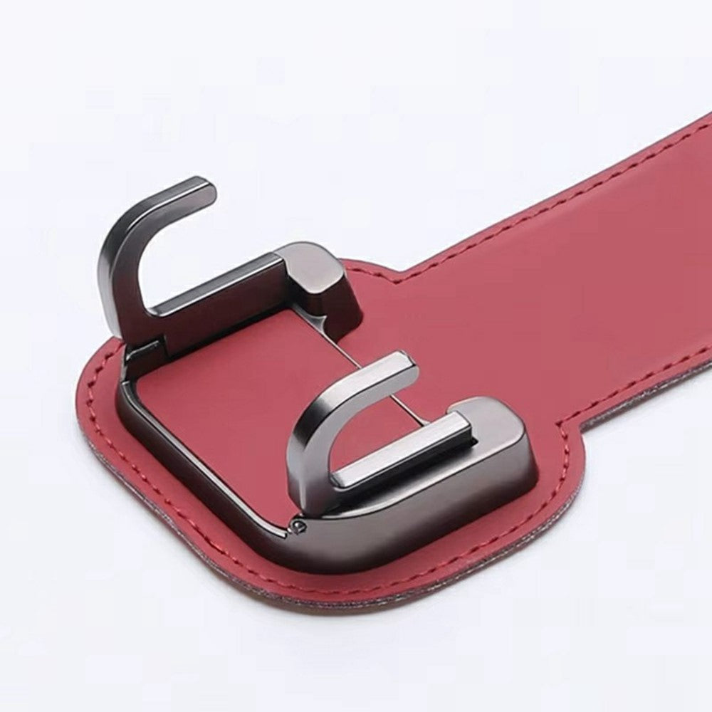 Car Headrest Hook Foldable Metal Seat Back Hanger Multi-function Hidden Hook for Handbag Grocery