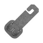 Car Headrest Hook Foldable Metal Seat Back Hanger Multi-function Hidden Hook for Handbag Grocery
