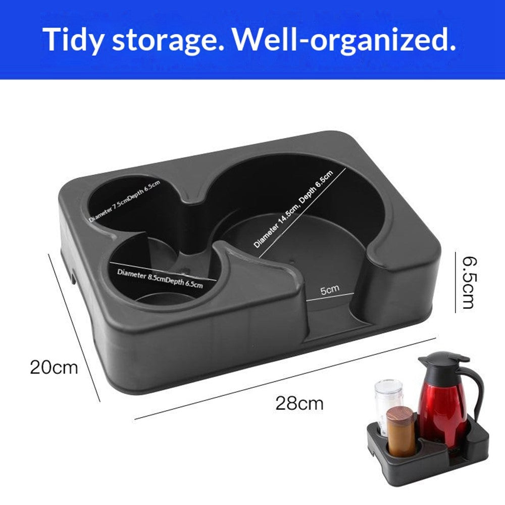Bil Kopholder Organizer Bakke 14.5cm Stor Spalte Elkedel Base Stand til Køretøj