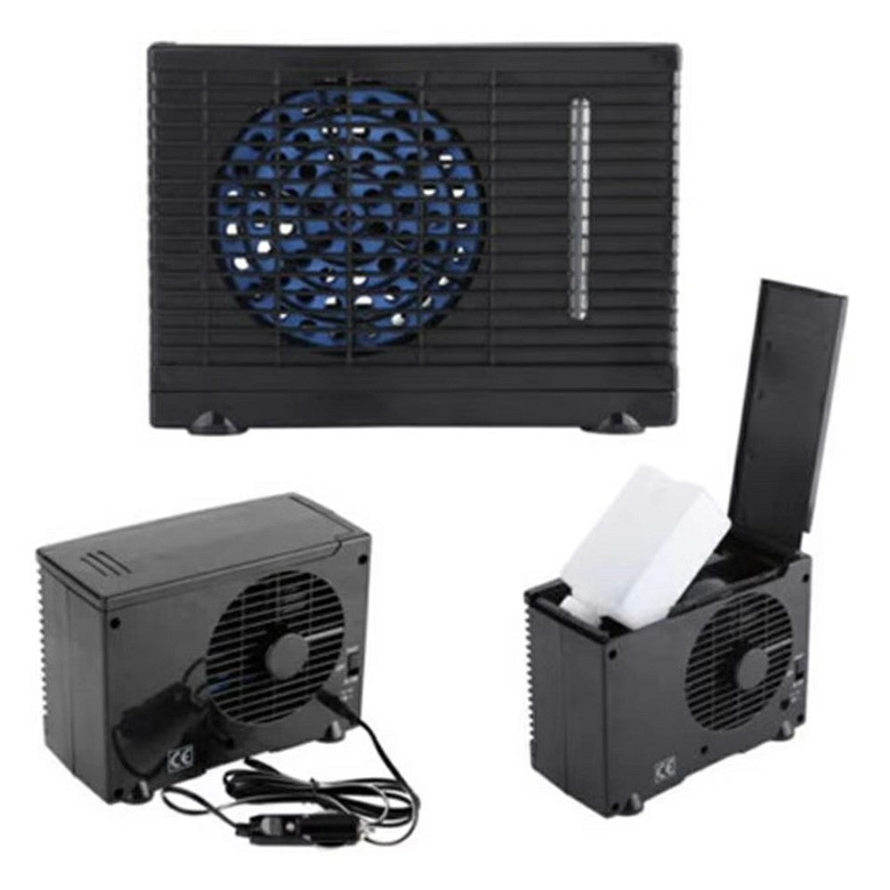 12V Car Air Conditioner Portable Cooling Fan Water Ice Evaporative Cooler for Truck RV SUV