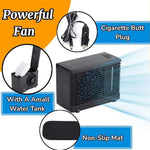 12V Car Air Conditioner Portable Cooling Fan Water Ice Evaporative Cooler for Truck RV SUV