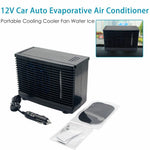 12V Car Air Conditioner Portable Cooling Fan Water Ice Evaporative Cooler for Truck RV SUV