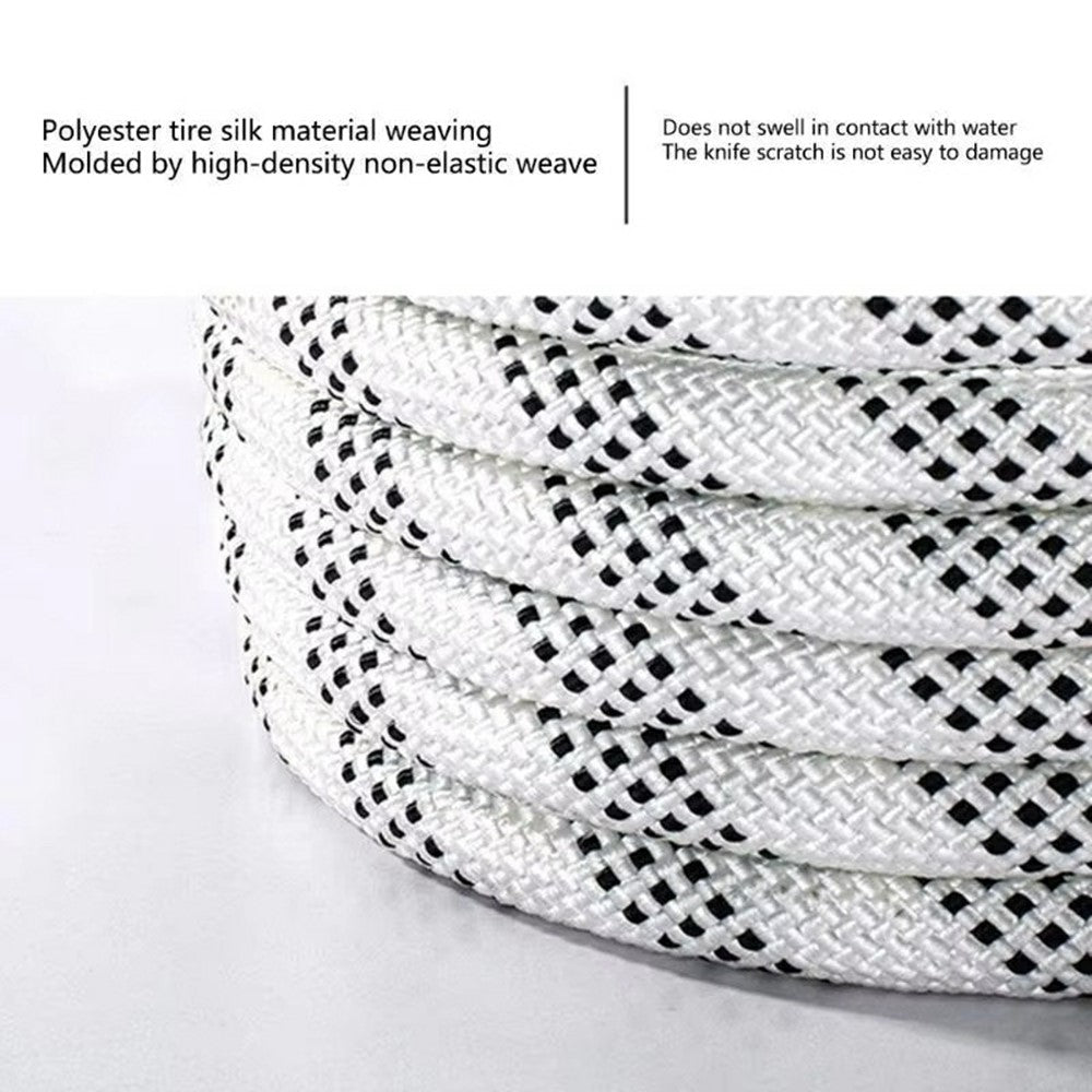 3m 5 Ton Car Tow Rope Night Safety Reflective Emergency Rescue Strap with 2 Heavy Duty D-Shackles
