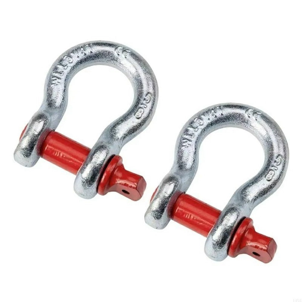 3m 5 Ton Car Tow Rope Night Safety Reflective Emergency Rescue Strap with 2 Heavy Duty D-Shackles