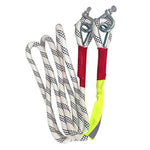 5m 10 Ton Car Tow Rope Night Safety Reflective Emergency Rescue Strap with 2 Heavy Duty D-Shackles