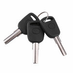 Car Steering Wheel Lock Foldable Anti-Theft Security Lock with 3 keys for Universal Vehicle Protection