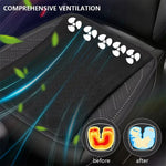 Summer Cooling Seat Cushion with 5 Fans 3-Speed Adjustable USB Car Breathable Mesh Pad