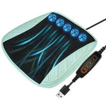 Summer Cooling Seat Cushion with 5 Fans 3-Speed Adjustable USB Car Breathable Mesh Pad