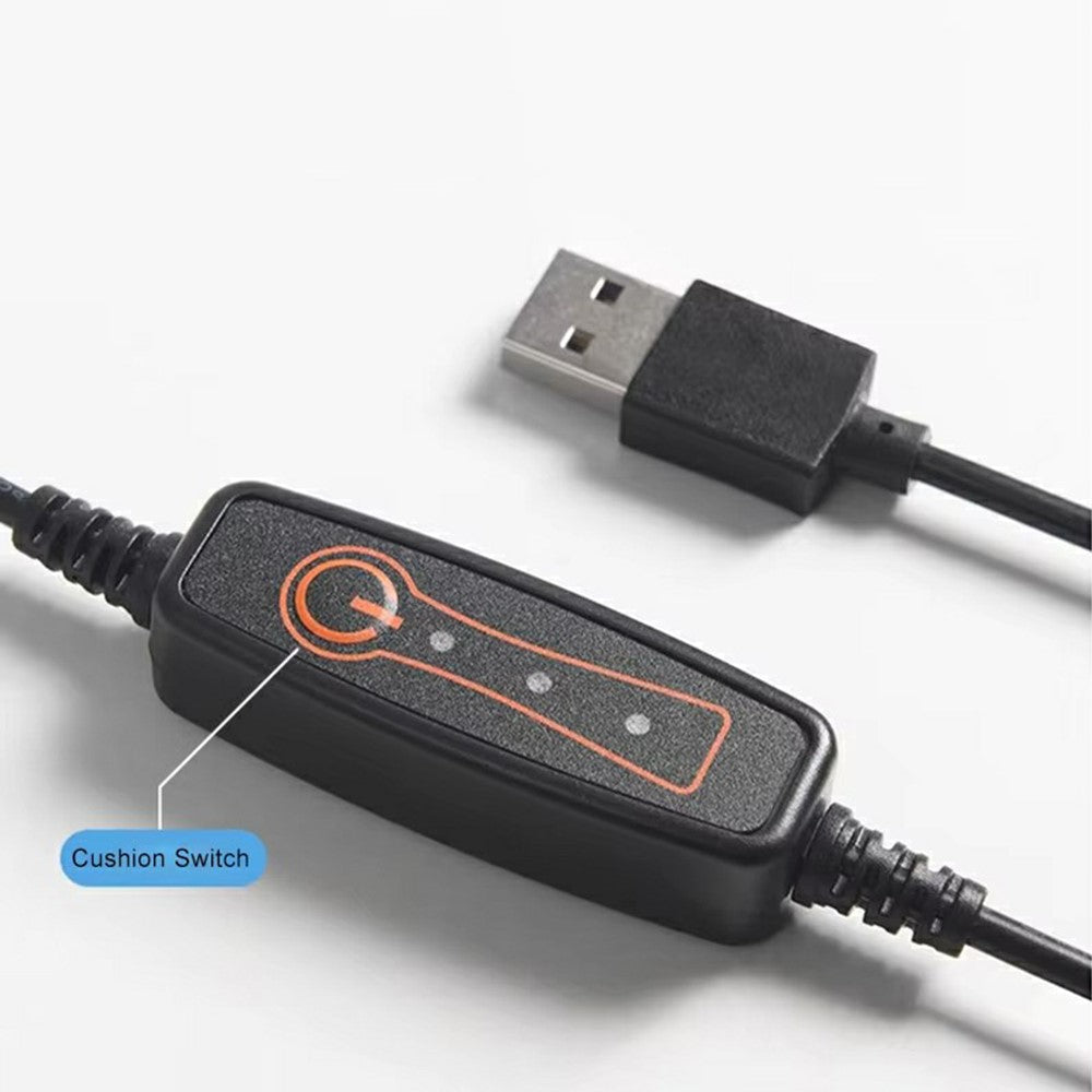USB Powered Car Seat Cooling Cushion 3-Speed Adjustable Summer Ventilation Pad with 8 Fans