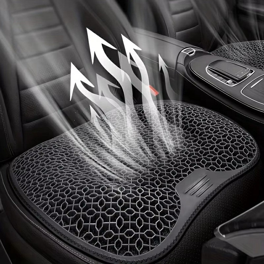 48x43cm 3D Honeycomb Mesh Design Breathable Seat Cushion Cooling Gel Pad for Car Office Chair