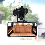 Baby Car Mirror Suction Cup Mount 360 Degree Rotation Interior Rearview Mirror for Child Safety Observation