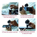 Car Baby Monitor Mirror Suction Cup Mount Wide Angle Interior Rearview Mirror for Child Safety