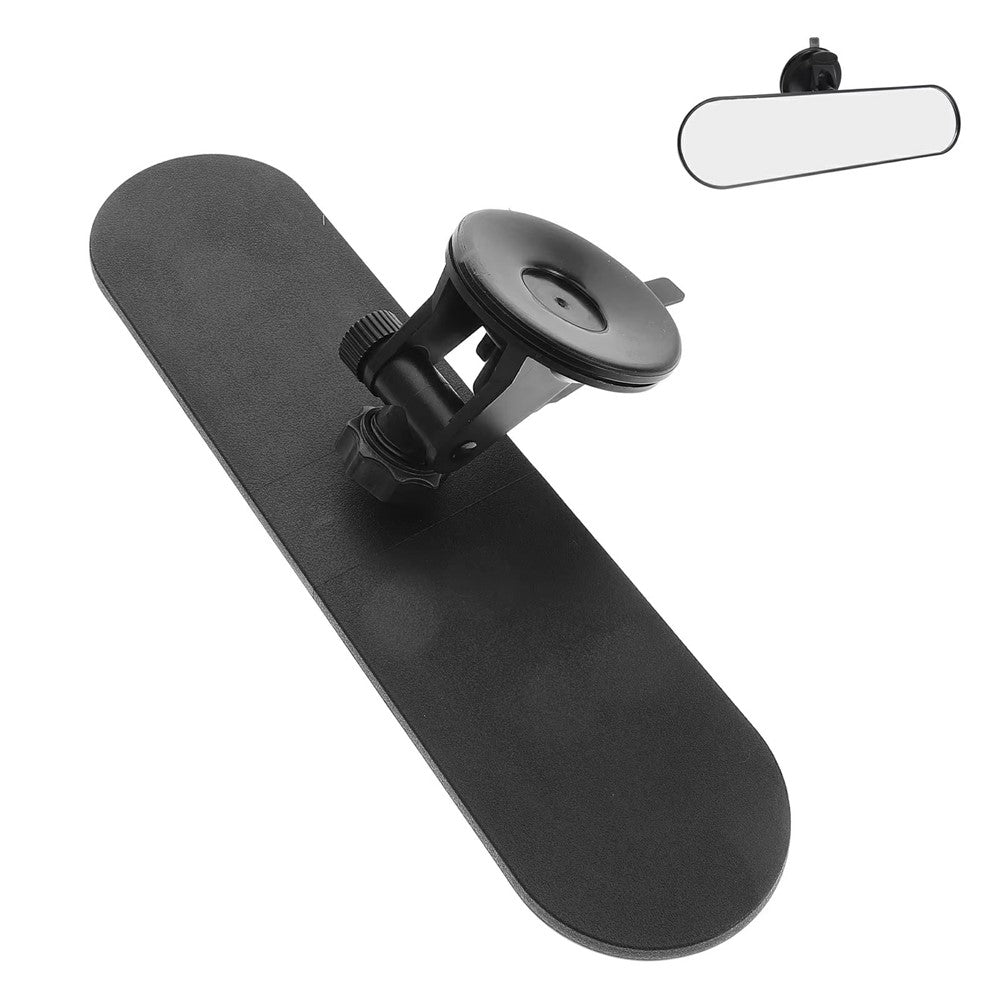 28x7cm Car Rear View Mirror Suction Cup Mount Wide Angle Interior Baby Observation Mirror