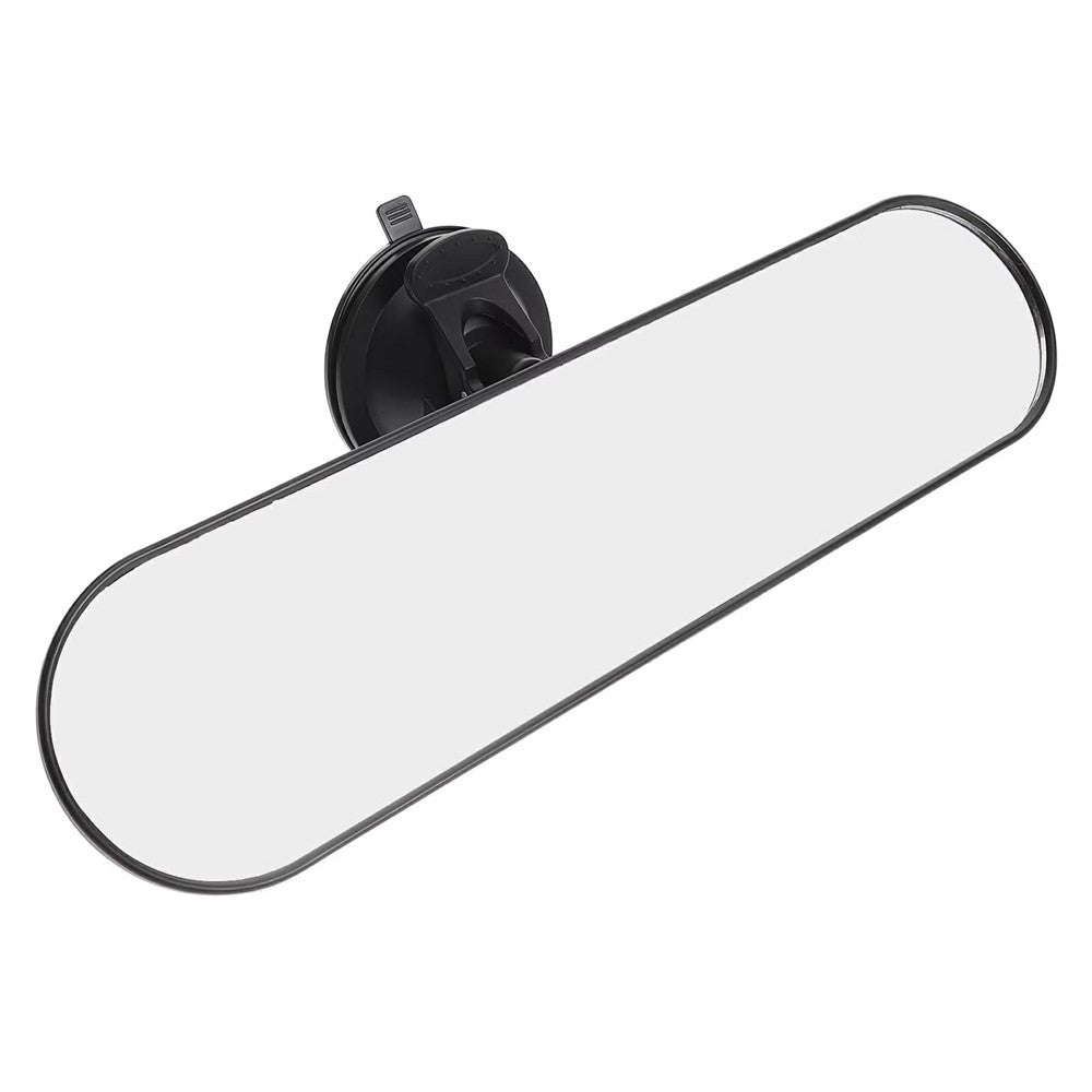 28x7cm Car Rear View Mirror Suction Cup Mount Wide Angle Interior Baby Observation Mirror
