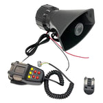 7 Toner 12V Bilhorn Sirene 110dB Elektronisk Advarsel PA-system med Mikrofon Ambulance Højttaler