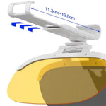 Size S Car Sun Visor Anti-Glare Day Night 2 in 1 Flip Down Windshield Shade for Driving, 31.5x12cm