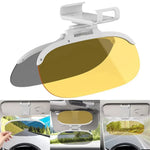 Size S Car Sun Visor Anti-Glare Day Night 2 in 1 Flip Down Windshield Shade for Driving, 31.5x12cm