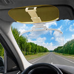 Size S Car Sun Visor Anti-Glare Day Night 2 in 1 Flip Down Windshield Shade for Driving, 31.5x12cm