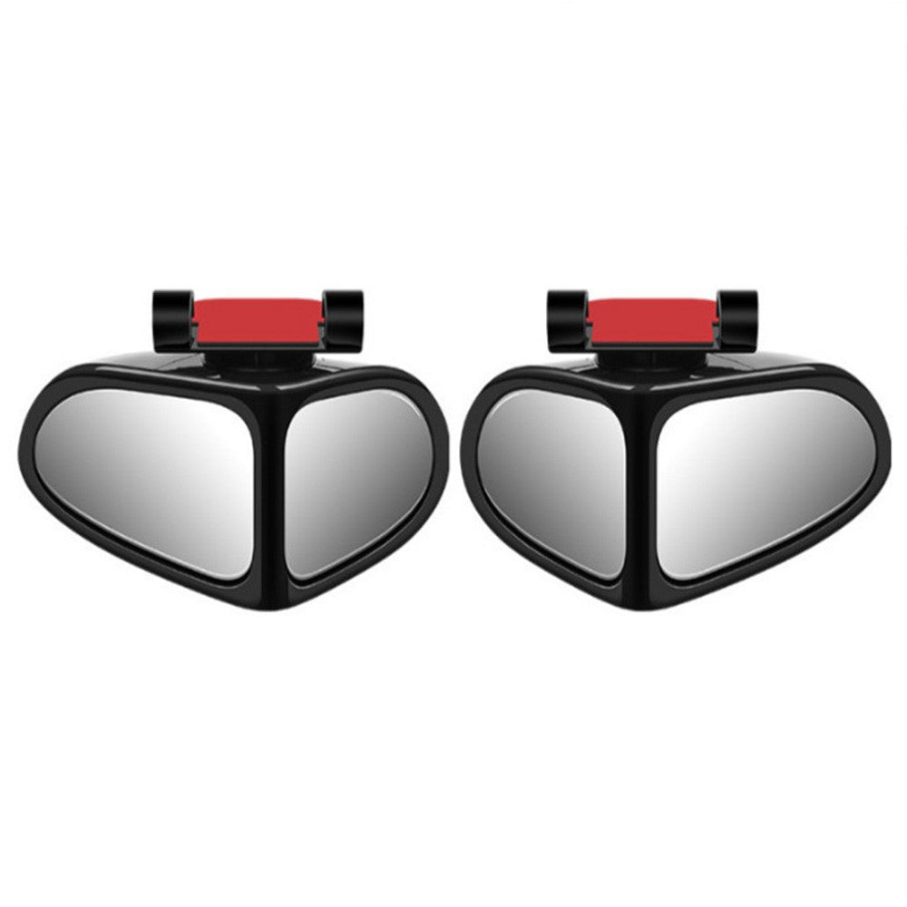 2Pcs Car Blind Spot Mirror 360 Degree Adjustable Wide Angle Rear View Side Mirror for Reversing Parking