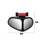 2Pcs Car Blind Spot Mirror 360 Degree Adjustable Wide Angle Rear View Side Mirror for Reversing Parking