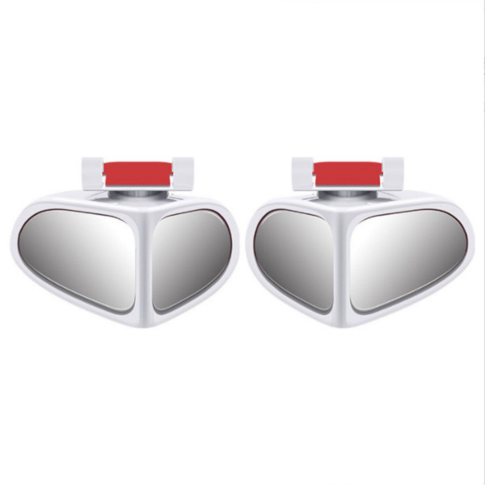 2Pcs Car Blind Spot Mirror 360 Degree Adjustable Wide Angle Rear View Side Mirror for Reversing Parking