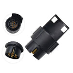 2Pcs 13 Pin to 7 Pin Trailer Adapter Caravan Truck Towbar Car Plug Adapter 12V EU Socket Converter