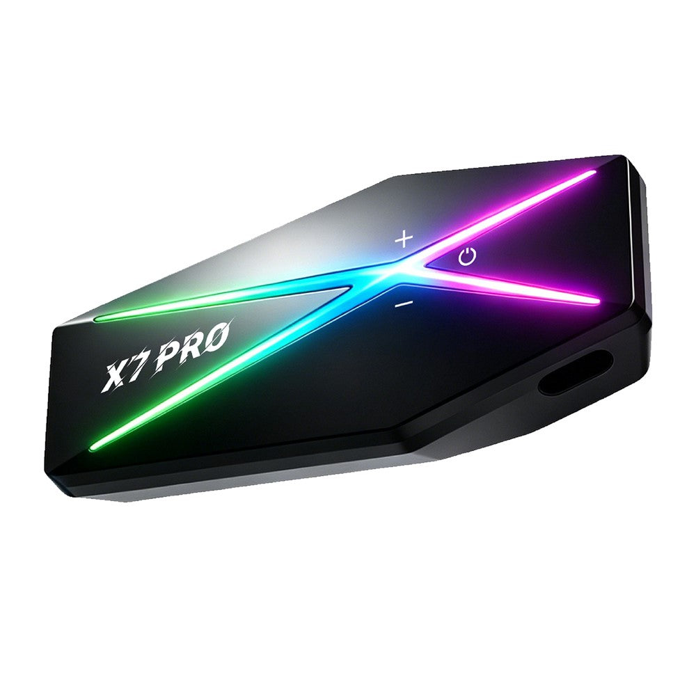 X7 Pro Hjelm Bluetooth-kompatible Høretelefoner med Hård Mikrofon IPX6 Vandtæt Støjreducerende Headset til Motorcykelcykling