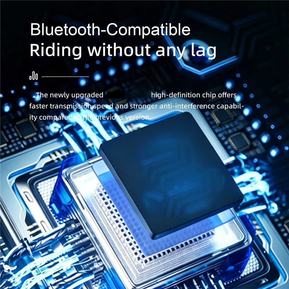 X7 Pro Hjelm Bluetooth-kompatible Høretelefoner med Hård Mikrofon IPX6 Vandtæt Støjreducerende Headset til Motorcykelcykling