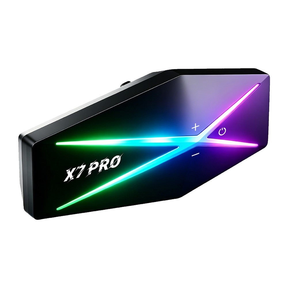 X7 Pro Hjelm Bluetooth-kompatible Høretelefoner med Hård Mikrofon IPX6 Vandtæt Støjreducerende Headset til Motorcykelcykling