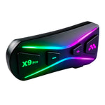 X9 Pro IPX6 Waterproof Helmet Bluetooth-compatible Earphones Wireless Motorcycle Riding Intercom Headset with Hard Mic