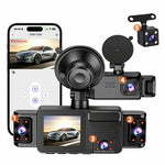 A52 5-Channel 2K WiFi Dash Cam 360 Degree Panoramic Car Driving Recorder