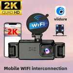 A52 5-Channel 2K WiFi Dash Cam 360 Degree Panoramic Car Driving Recorder