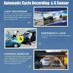 A52 5-Channel 2K WiFi Dash Cam 360 Degree Panoramic Car Driving Recorder