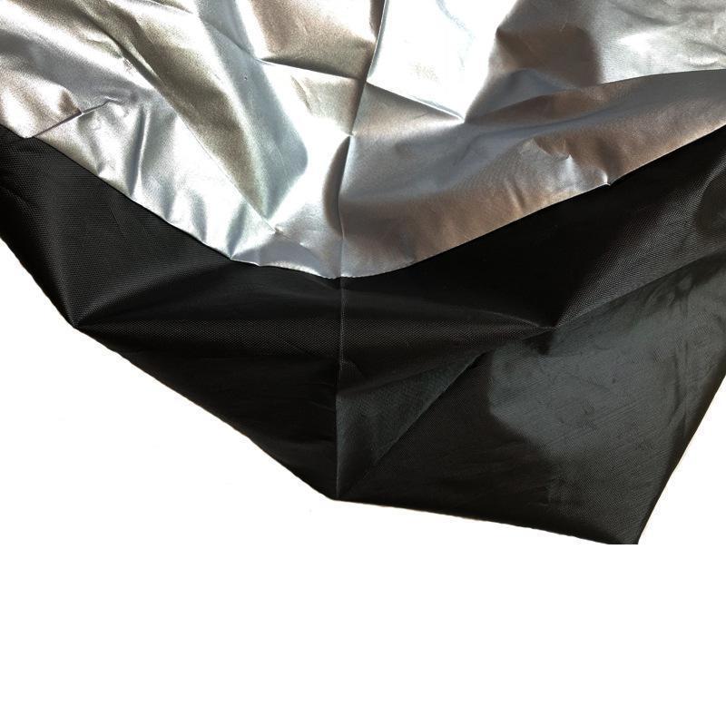 Størrelse L 80x47cm reservehjulsdækken af 210D Oxford-stof, vandtæt, støvtæt og solbestandigt til SUV og lastbil