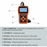 MS309 PRO OBD2 Scanner Car Diagnostic Tool Battery Tester Code Reader for 12V Gasoline Vehicles