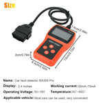 MS309 PRO OBD2 Scanner Car Diagnostic Tool Battery Tester Code Reader for 12V Gasoline Vehicles