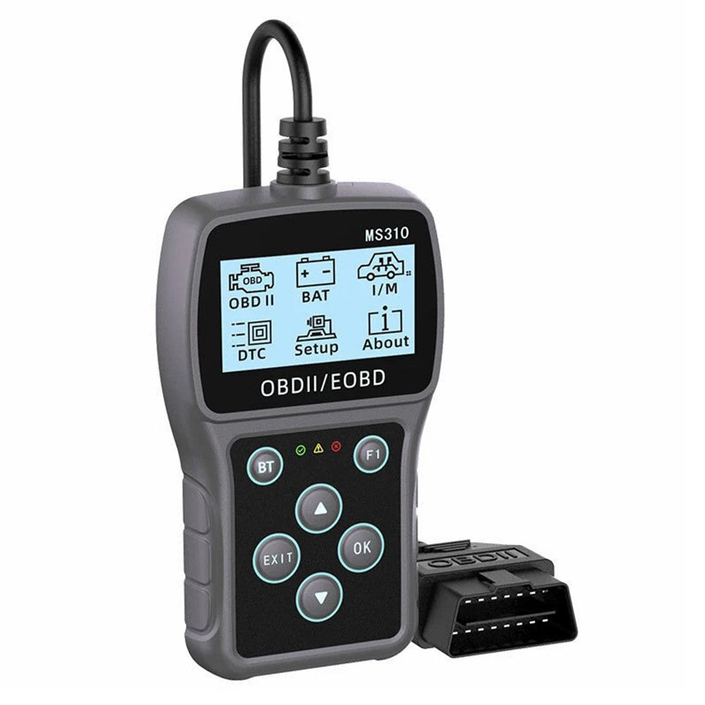 MS310 OBD2 Car Diagnostic Scanner 2.4 inch LCD Screen Code Reader Battery Tester