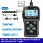 MS310 OBD2 Car Diagnostic Scanner 2.4 inch LCD Screen Code Reader Battery Tester