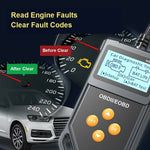 MS812 OBD2 Scanner for Fiesta II 2006-2014 Car Diagnostic Tool Battery Tester Code Reader with 7 OBD II Modes