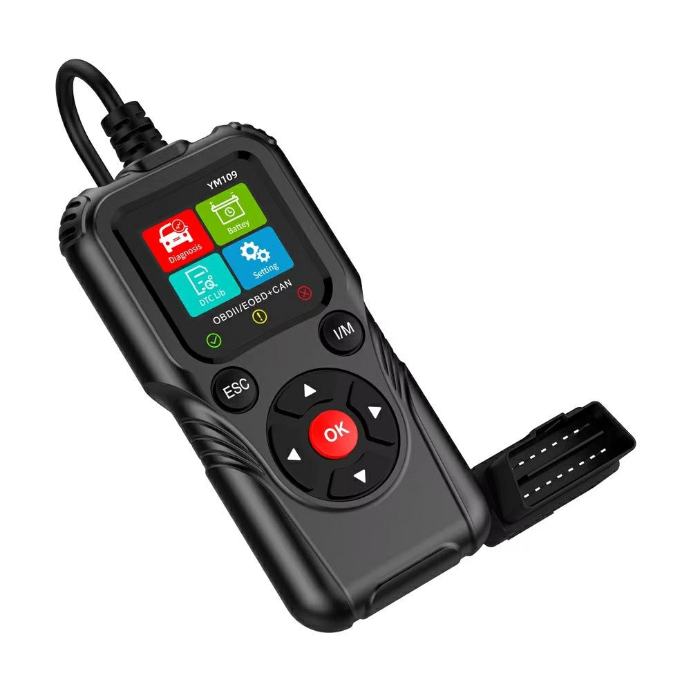 YM109 2.8 inch Color LCD OBD2 Scanner with Battery Test Car Diagnostic Code Reader