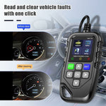 YM119 OBD2 Scanner Engine Fault Code Reader Battery Test Diagnostic Tool