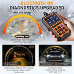 YM529 OBD2 Car Scanner Diagnostic Tool Bluetooth-compatible Live Data Battery Tester