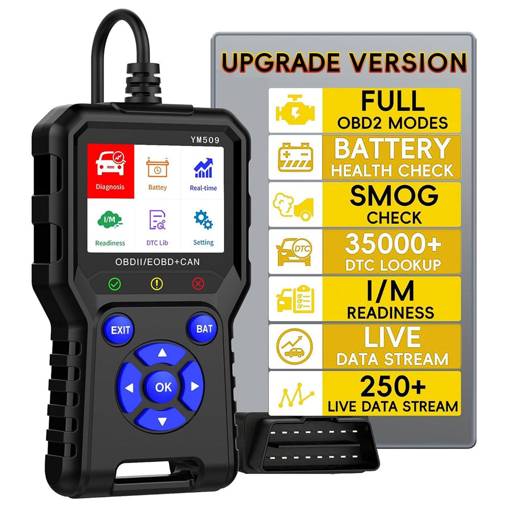 YM509 OBD2 Scanner Car Diagnostic Code Reader CAN OBDII / EOBD Professional Auto Tool