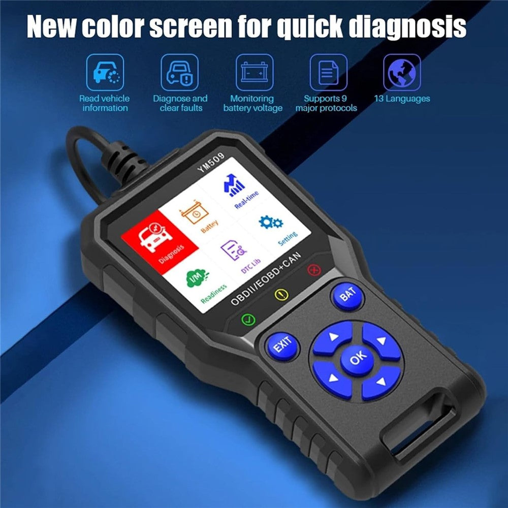 YM509 OBD2 Scanner Car Diagnostic Code Reader CAN OBDII / EOBD Professional Auto Tool