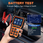BT529 Bluetooth-compatible Car Battery Tester 2.8 inch IPS Screen OBDII Code Scanner