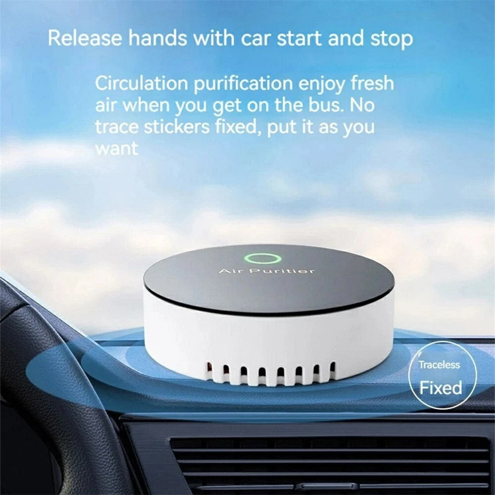 85x22mm Car Air Purifier Negative Ion Smoke Dust Remover 15 Million Ions for Vehicle Interior