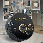 USB Powered Plasma Negative Ion Air Purifier 360-Degree Purification 5W Low Noise for Car Bathroom Kitchen